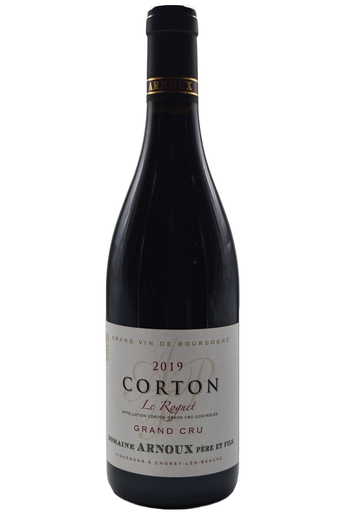 Bottle of Arnoux Pere et Fils Corton Le Rognet 2019-Red Wine-Flatiron SF