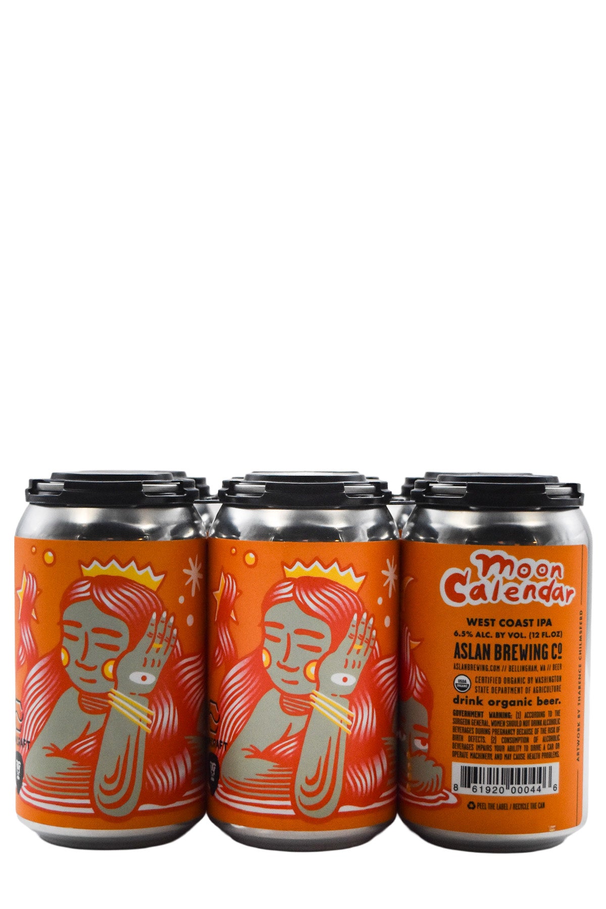Bottle of Aslan Moon Calendar West Coast IPA 6pk (12oz)-Beer-Flatiron SF