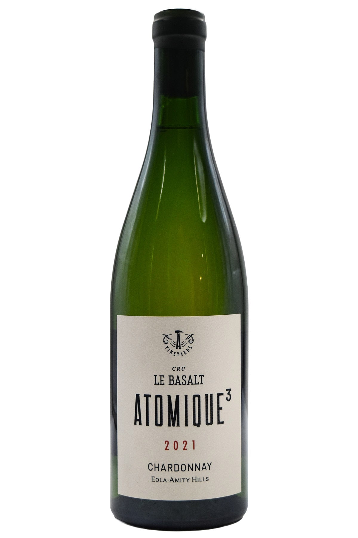 Bottle of Atomique3 Eola-Amity Hills Chardonnay Le Basalt 2021-White Wine-Flatiron SF