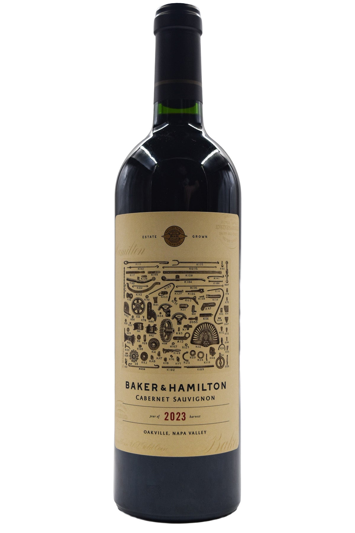 Bottle of Baker & Hamilton Oakville Cabernet Sauvignon 2023-Red Wine-Flatiron SF