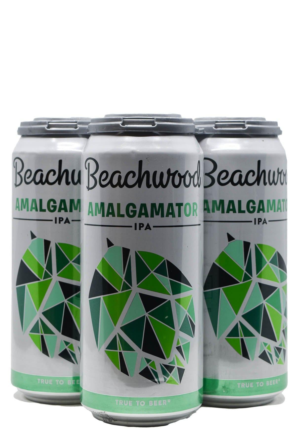 Bottle of Beachwood Amalgamator IPA 4pk (16oz)-Beer-Flatiron SF