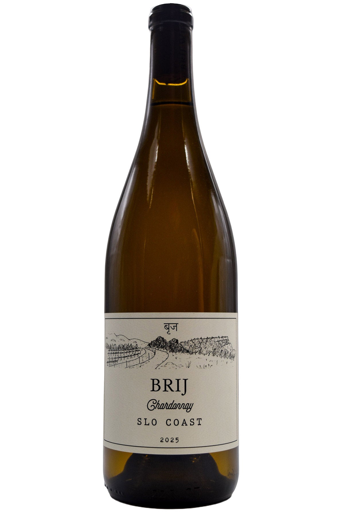 Bottle of Brij Wines SLO Coast Chardonnay 2025-White Wine-Flatiron SF