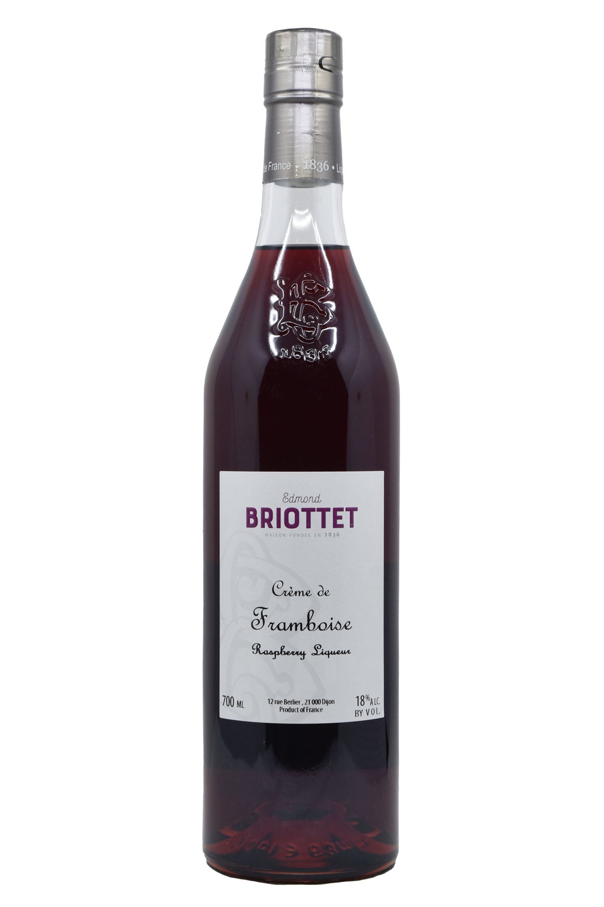 Bottle of Briottet Creme de Framboise Liqueur-Spirits-Flatiron SF