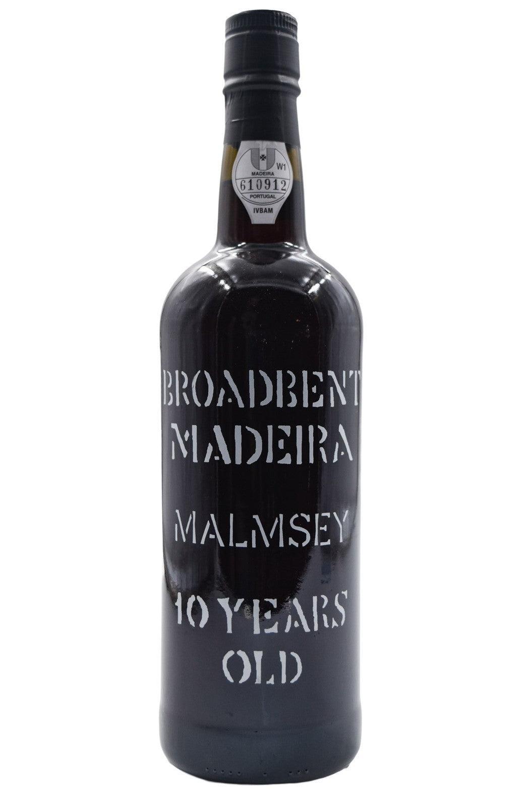 Bottle of Broadbent Madeira Malmsey 10yr-Fortified Wine-Flatiron SF