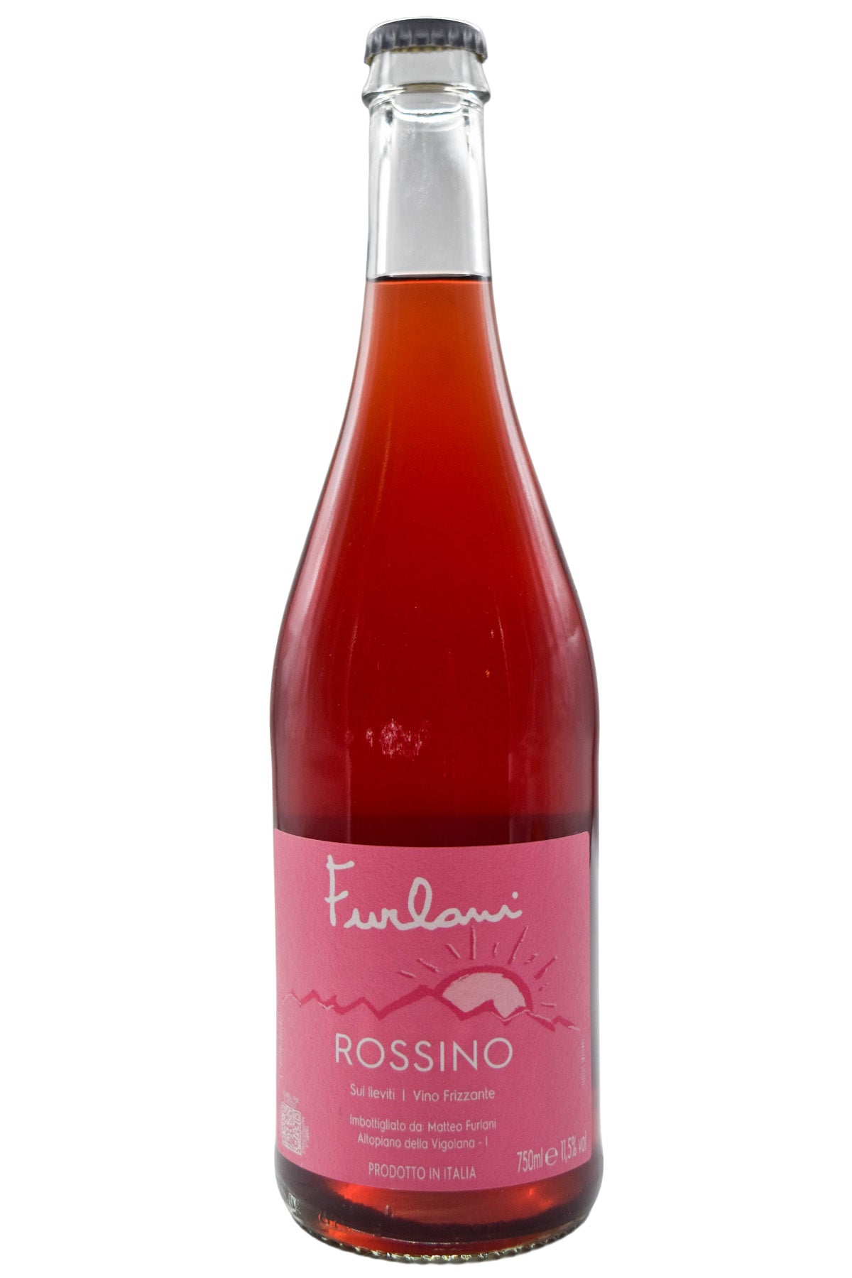 Bottle of Cantina Furlani Rossino Frizzante Schiava 2024-Sparkling Wine-Flatiron SF