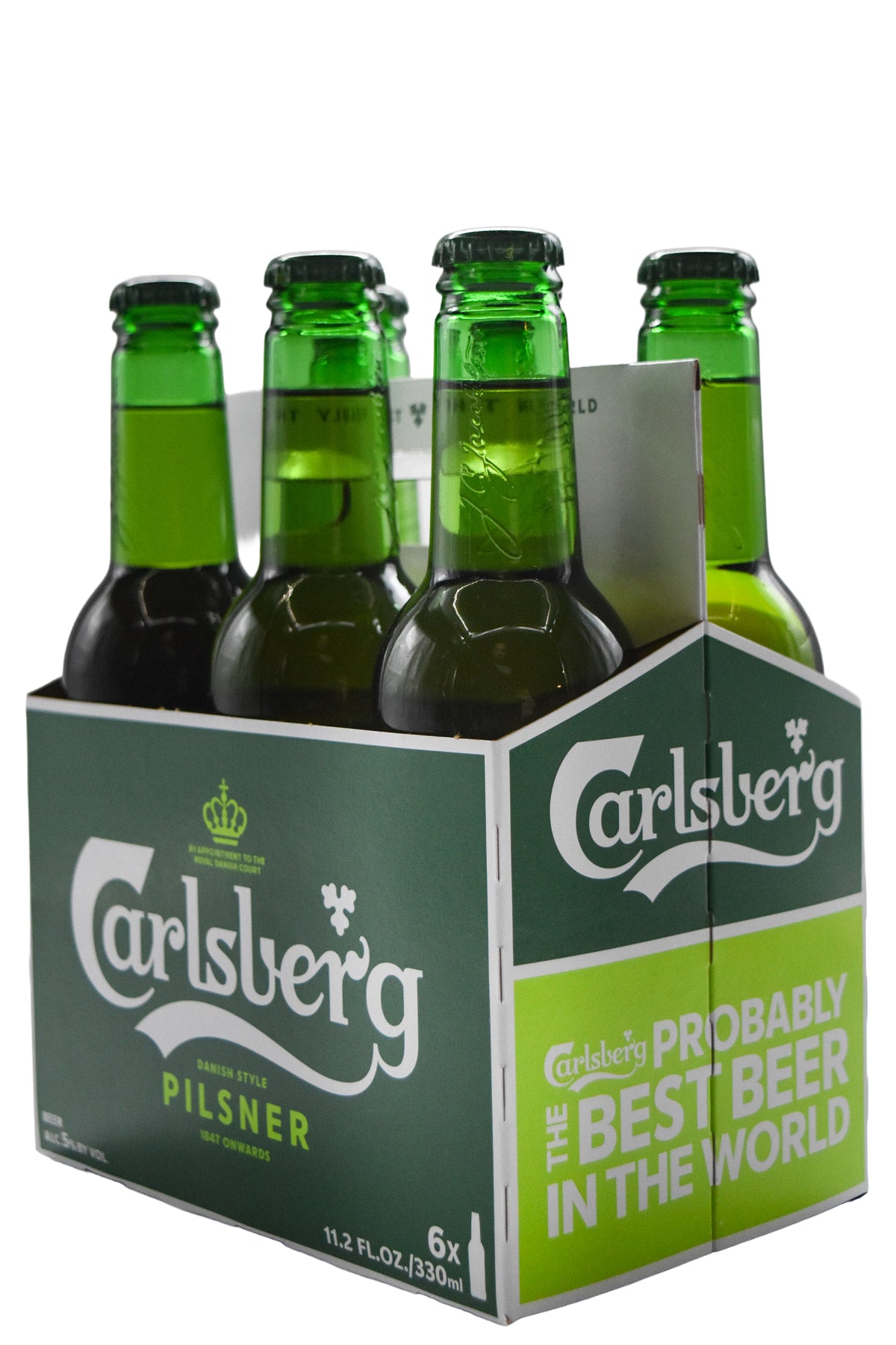 Bottle of Carlsberg Pilsner 6pk (11.2oz)-Beer-Flatiron SF