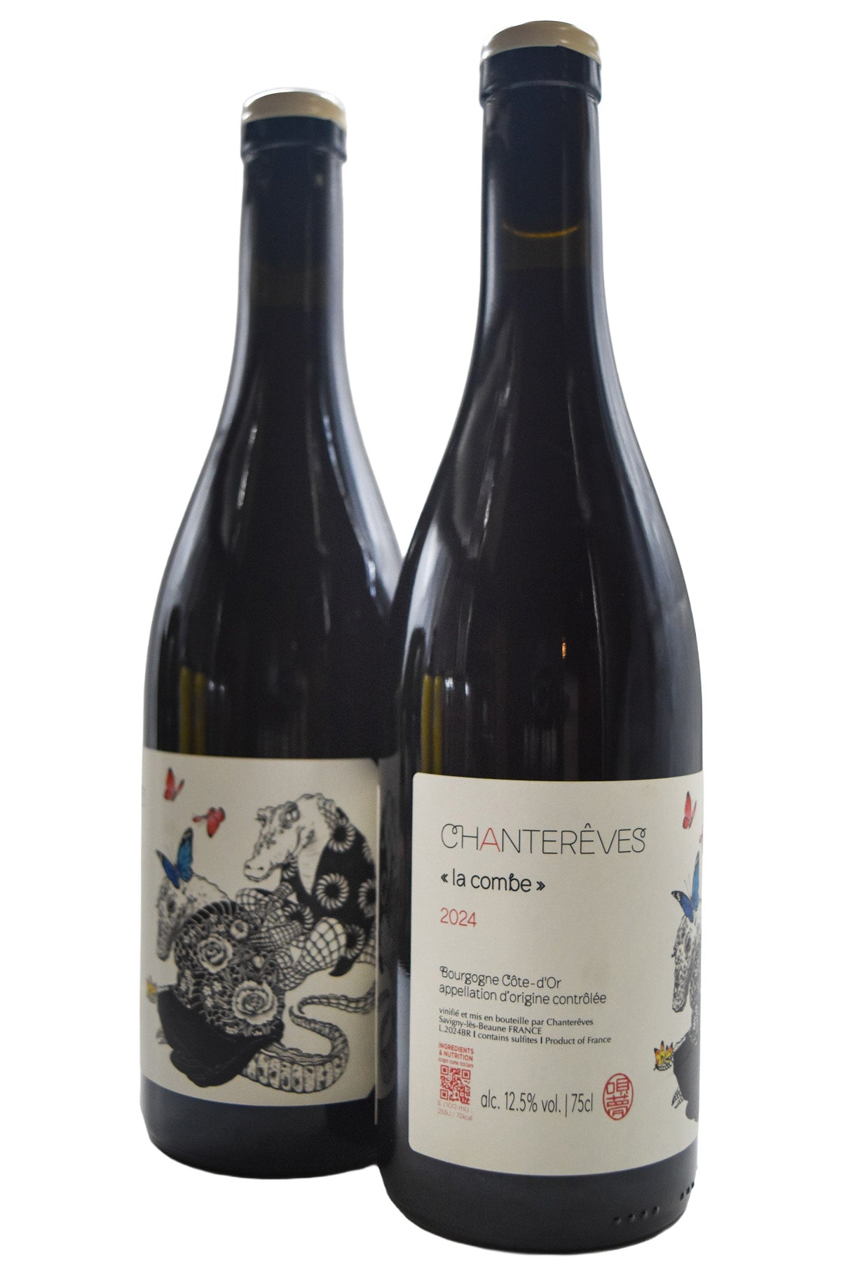 Bottle of Chantereves Bourgogne Cote d'Or Rouge la Combe 2024-Red Wine-Flatiron SF