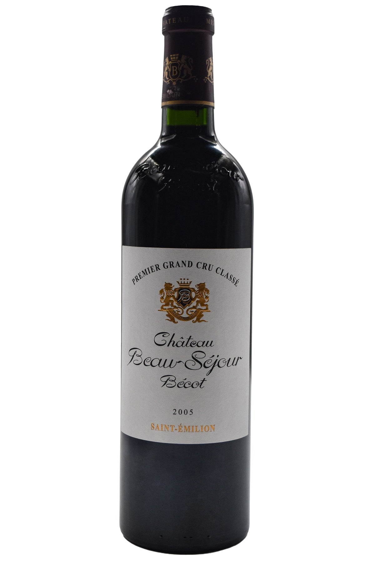 Bottle of Chateau Beau-Sejour Becot Saint-Emilion Grand Cru 2005-Red Wine-Flatiron SF