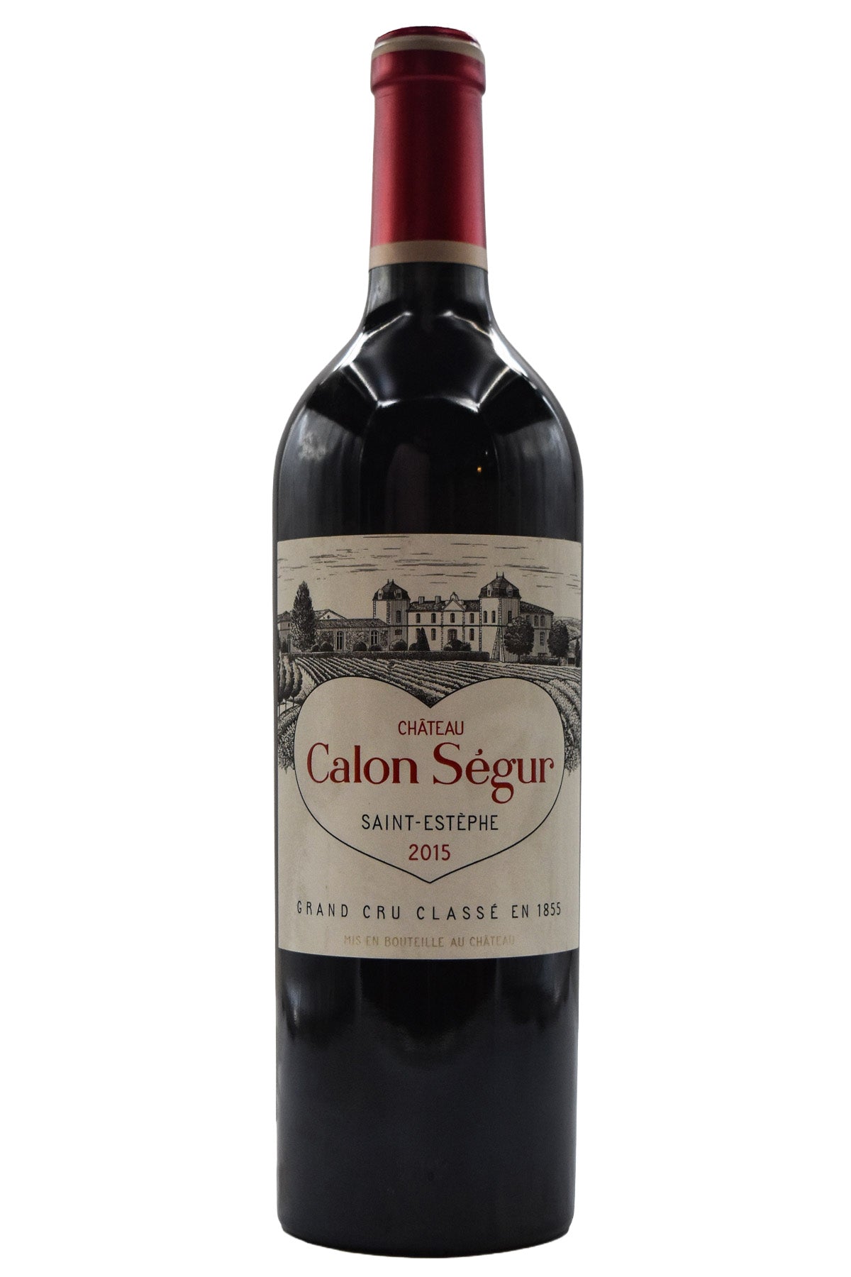 Bottle of Chateau Calon-Segur Saint-Estephe 2015-Red Wine-Flatiron SF