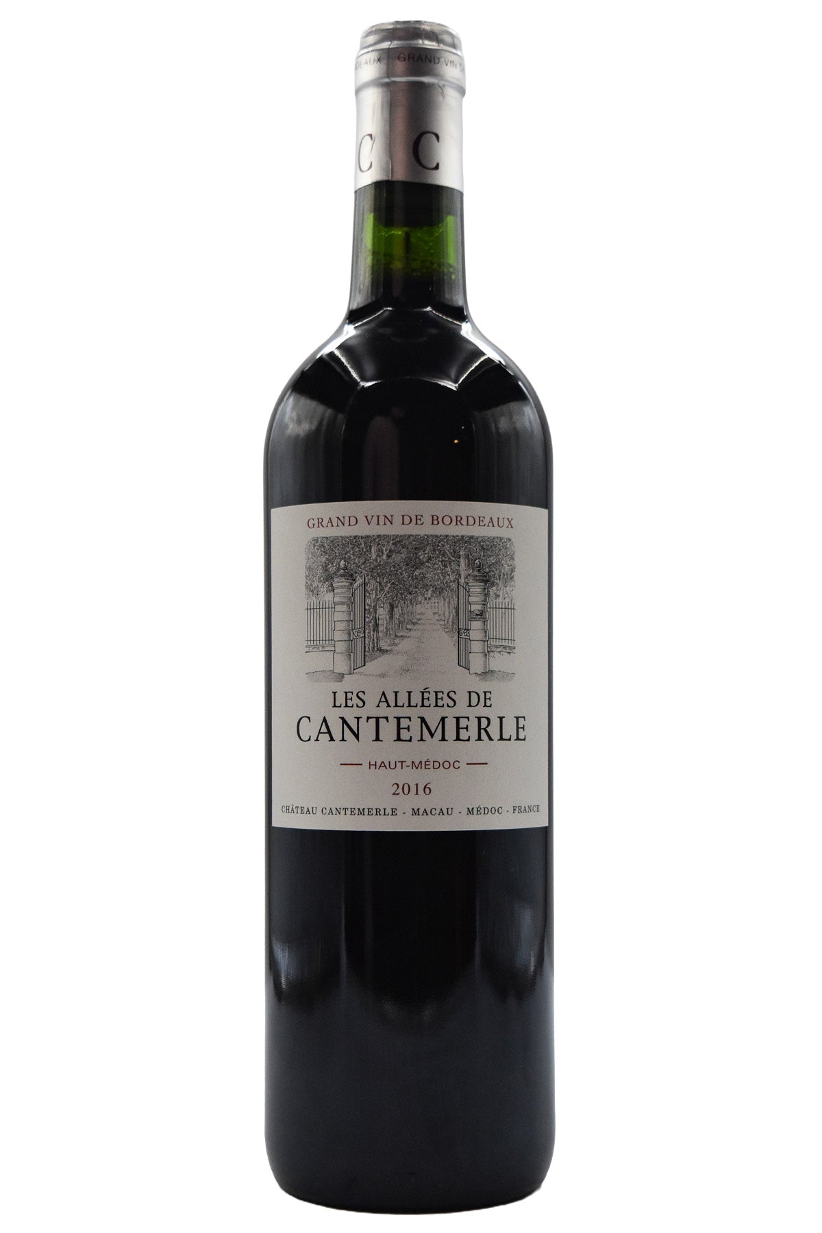 Bottle of Chateau Cantemerle Haut-Medoc Les Allees de Cantemerle 2016-Red Wine-Flatiron SF