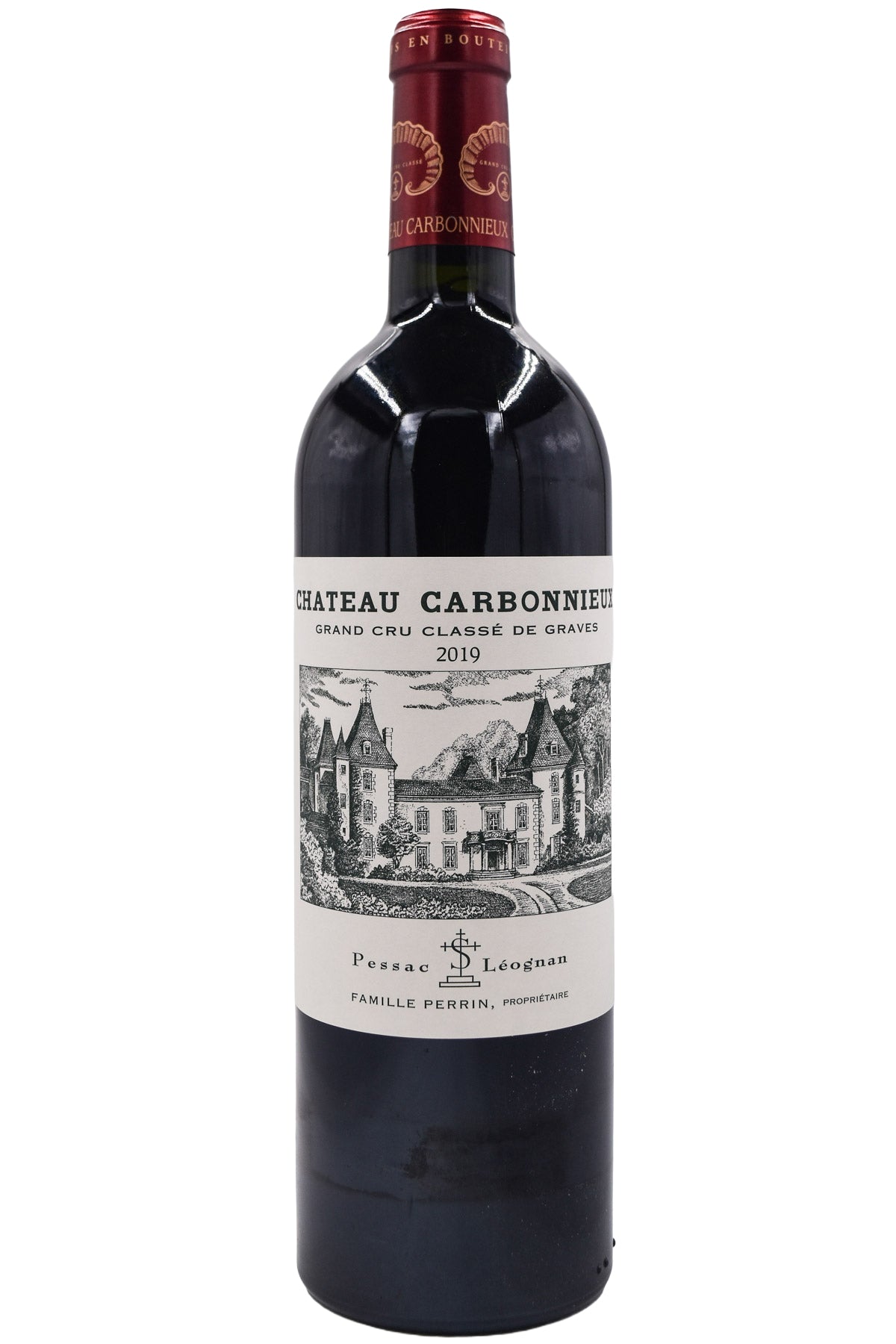Bottle of Chateau Carbonnieux Pessac-Leognan Rouge 2019-Red Wine-Flatiron SF