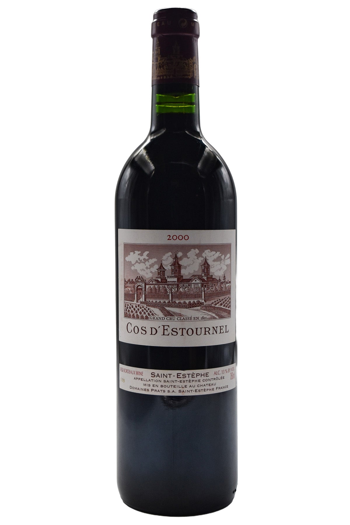 Bottle of Chateau Cos d'Estournel Saint-Estephe 2000-Red Wine-Flatiron SF