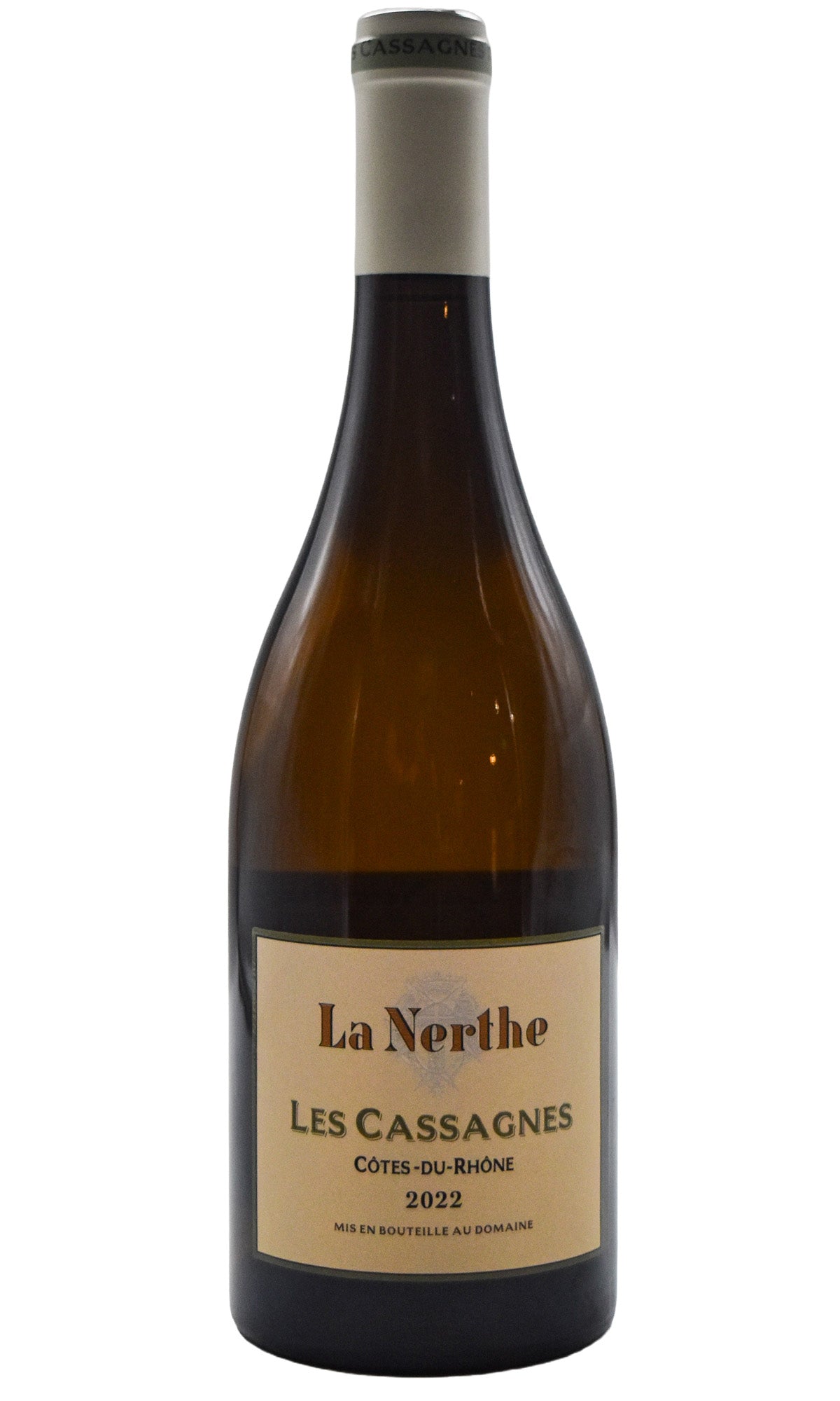 Bottle of Chateau La Nerthe Cotes du Rhone Les Cassagnes Blanc 2022-White Wine-Flatiron SF
