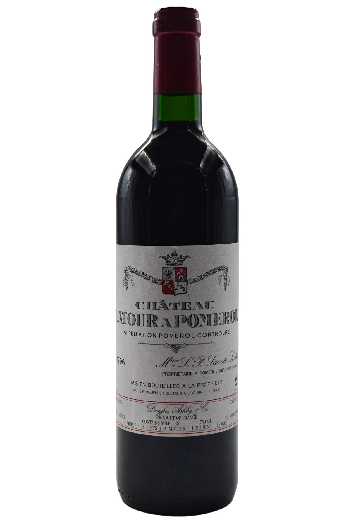 Bottle of Chateau Latour a Pomerol 1996-Red Wine-Flatiron SF