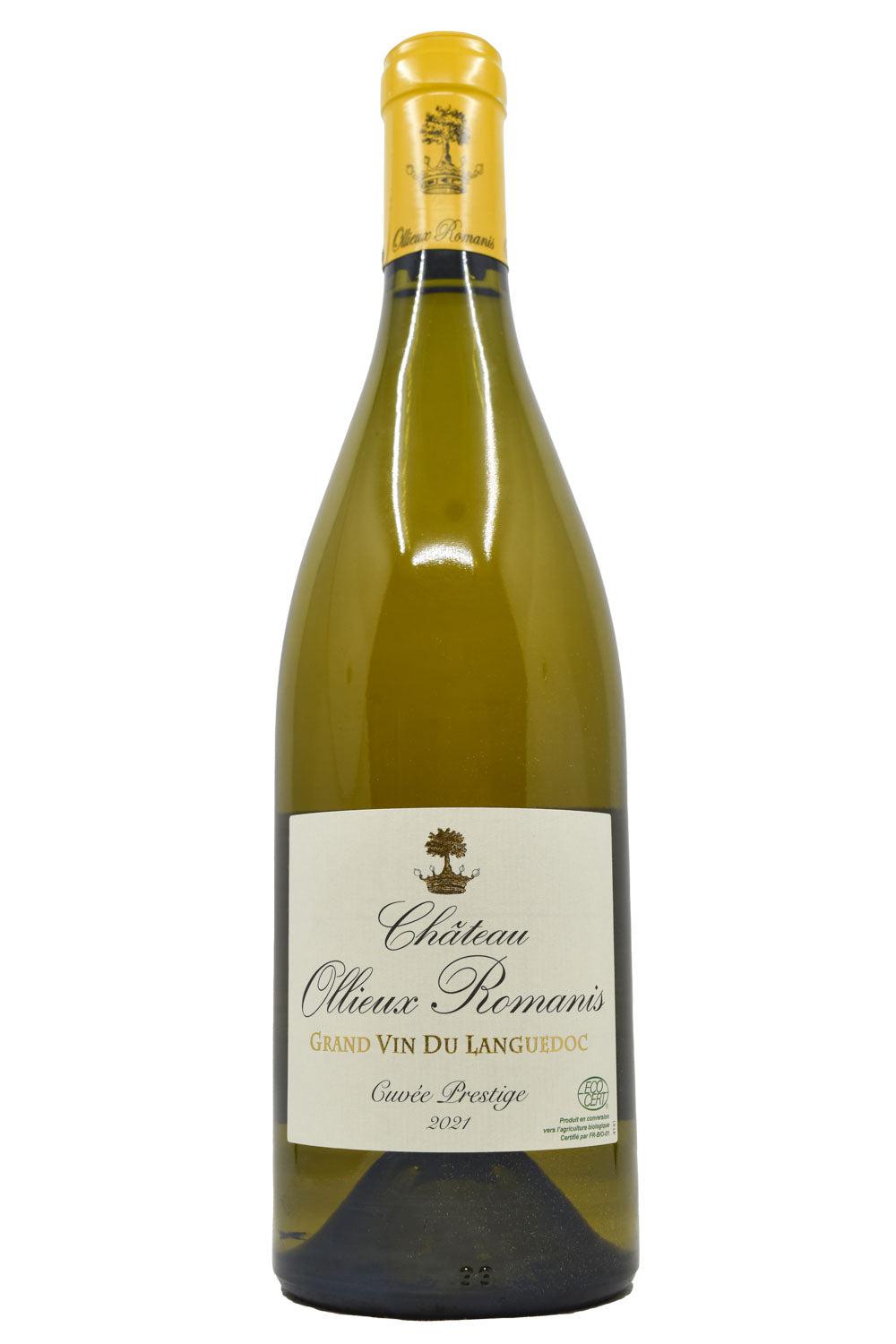 Bottle of Chateaux Ollieux Romanis Corbieres Cuvee Prestige Blanc 2021-White Wine-Flatiron SF