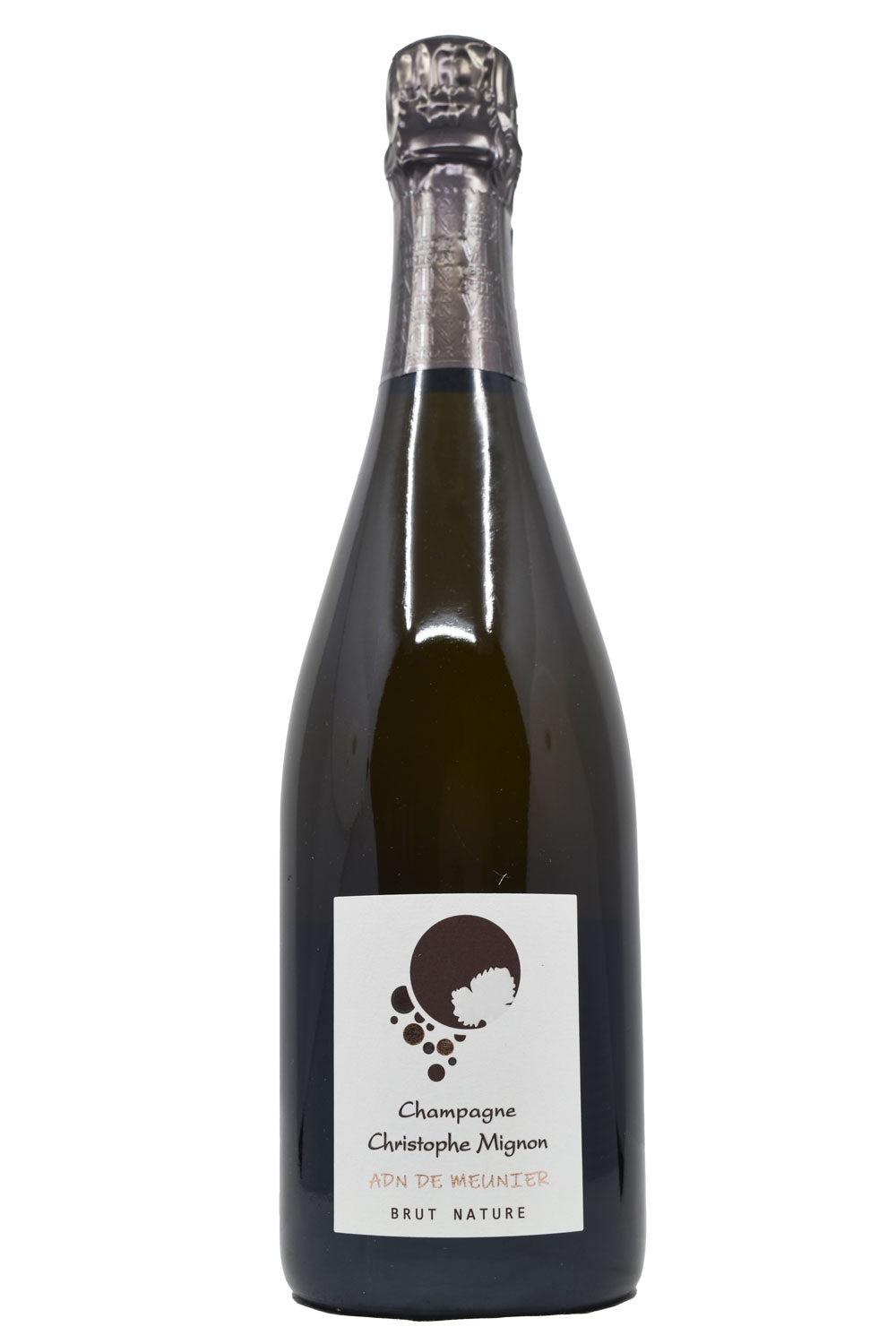 Bottle of Christophe Mignon Champagne ADN de Meunier Brut Nature NV-Sparkling Wine-Flatiron SF