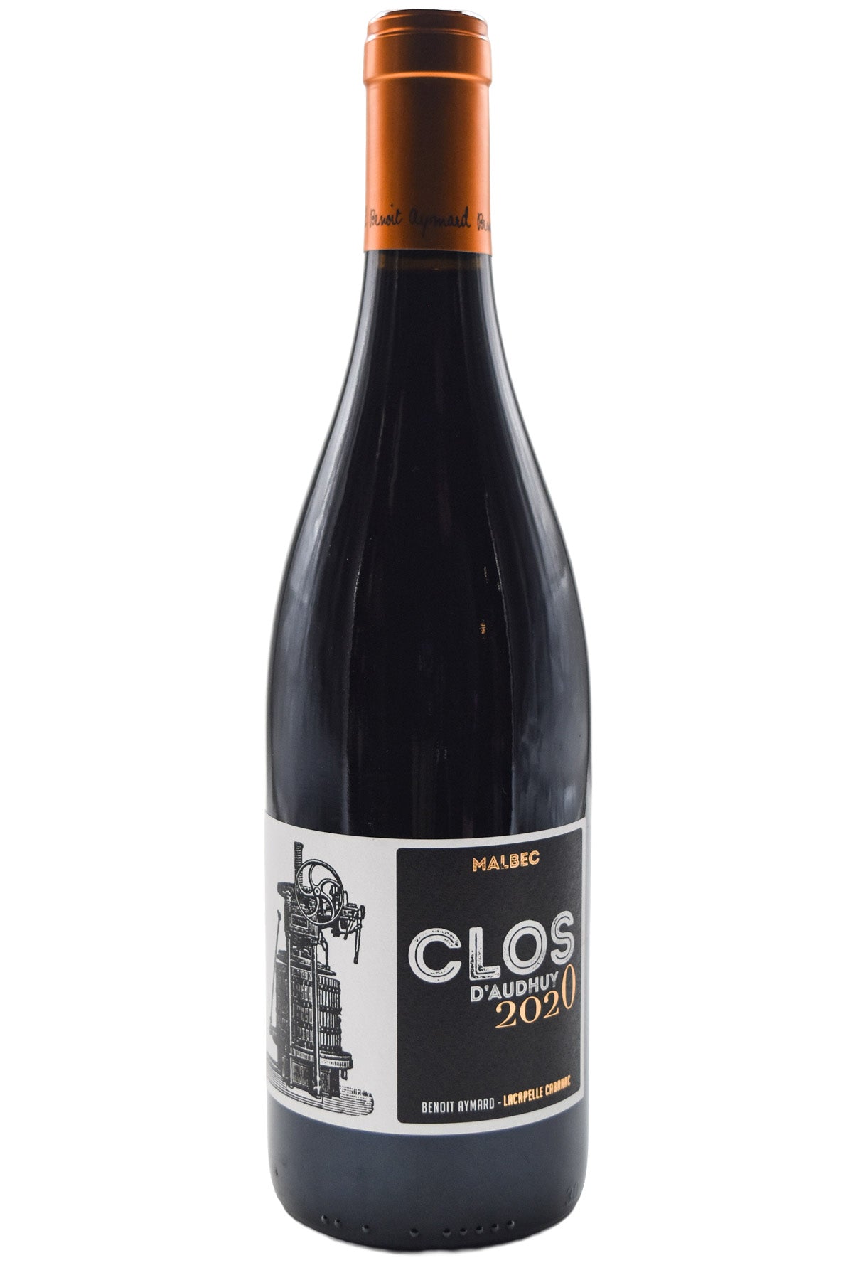 Bottle of Clos d'Audhuy Cahors 2020-Red Wine-Flatiron SF