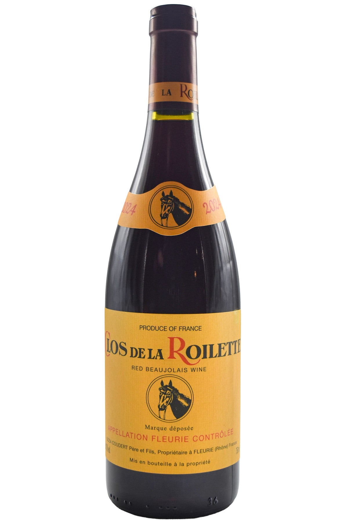 Bottle of Clos de la Roilette Fleurie 2024-Red Wine-Flatiron SF