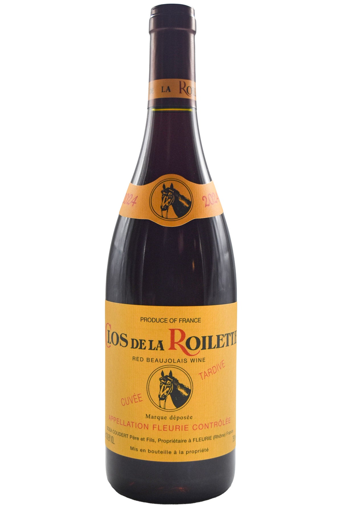 Bottle of Clos de la Roilette Fleurie Cuvee Tardive 2024-Red Wine-Flatiron SF