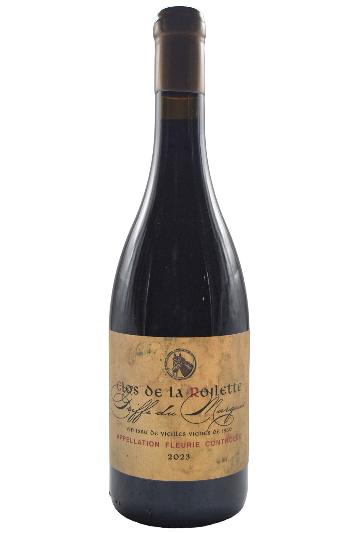 Bottle of Clos de la Roilette Fleurie Griffe du Marquis 2024-Red Wine-Flatiron SF