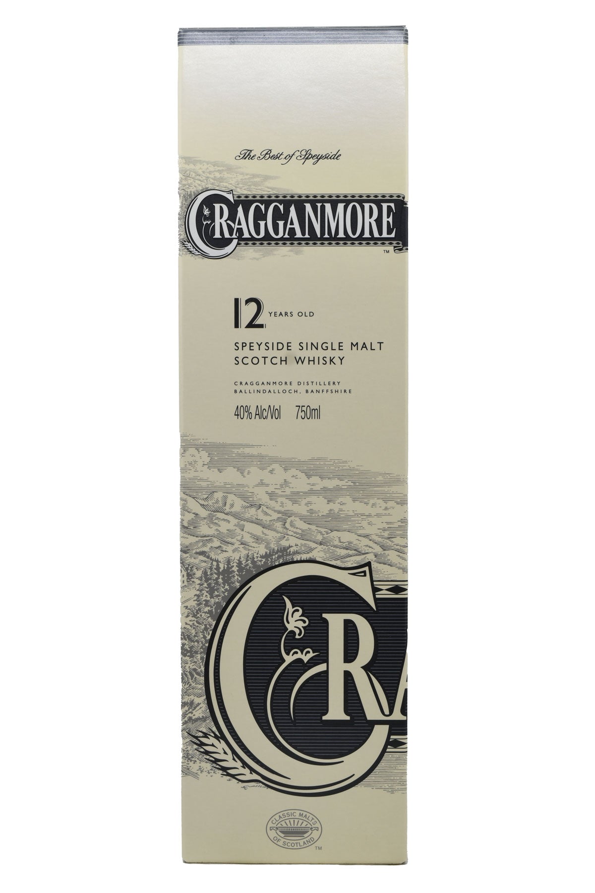 Bottle of Cragganmore 12 Year Single Malt Scotch-Spirits-Flatiron SF