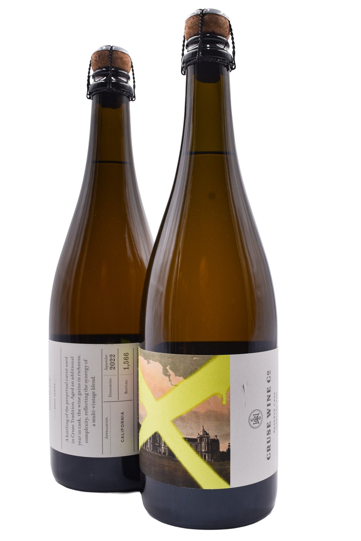 Bottle of Cruse Wine Co. California Sparkling Demo Series Reserve Cask 2018-Sparkling Wine-Flatiron SF
