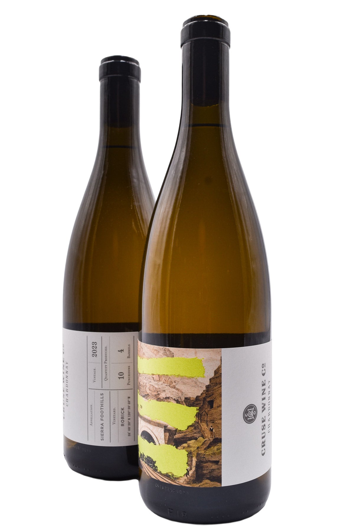 Bottle of Cruse Wine Co. Chardonnay Rorick Vineyard 2023-White Wine-Flatiron SF