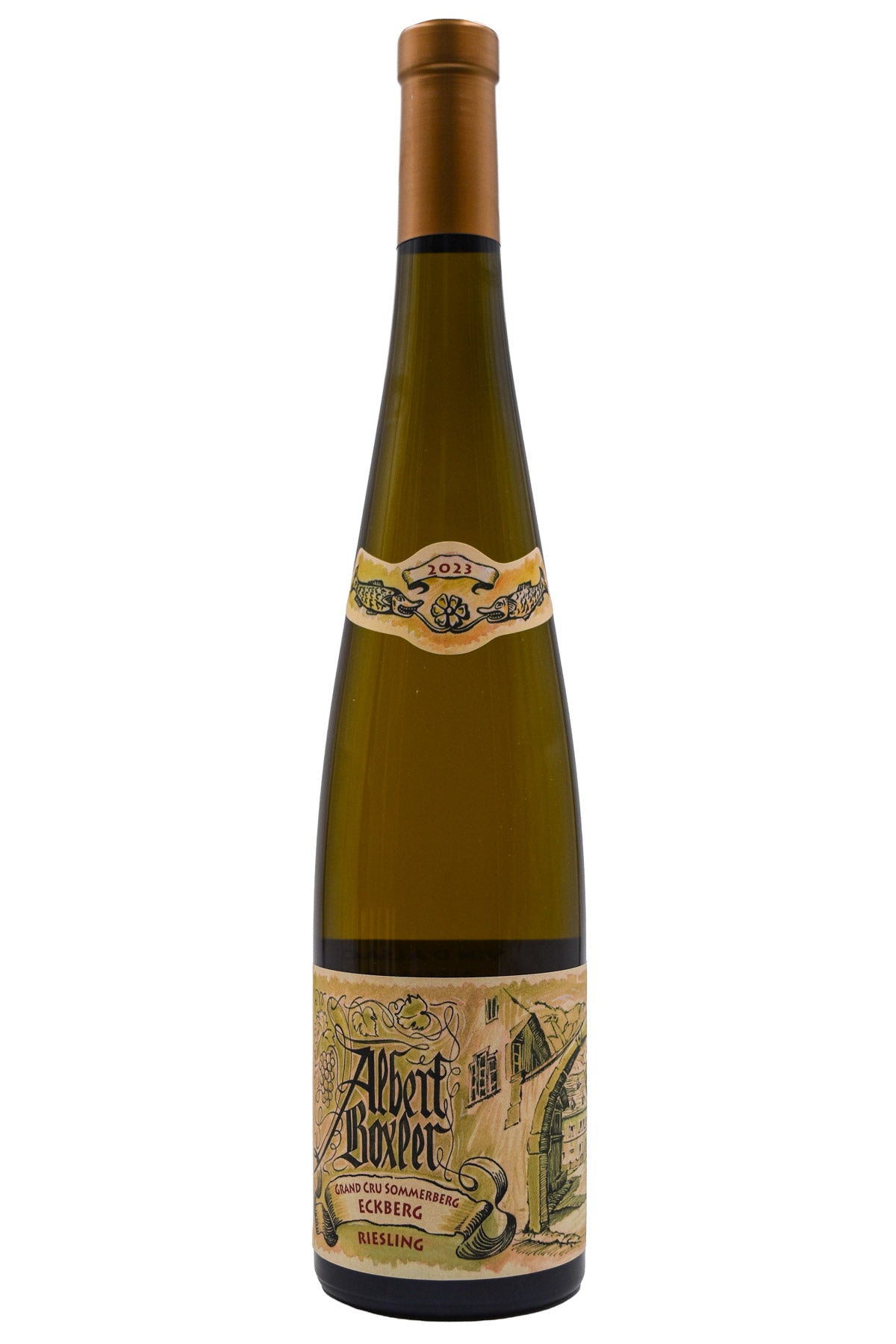 Bottle of Domaine Albert Boxler Riesling Grand Cru Sommerberg Eckberg 2023-White Wine-Flatiron SF
