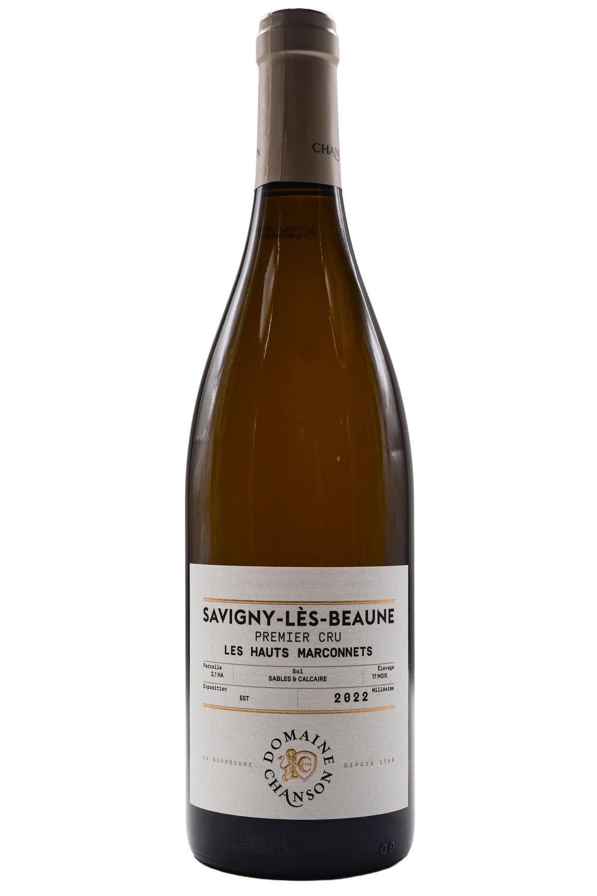 Bottle of Domaine Chanson Savigny-Les-Beaune 1er Cru Hauts Marconnets 2022-Red Wine-Flatiron SF