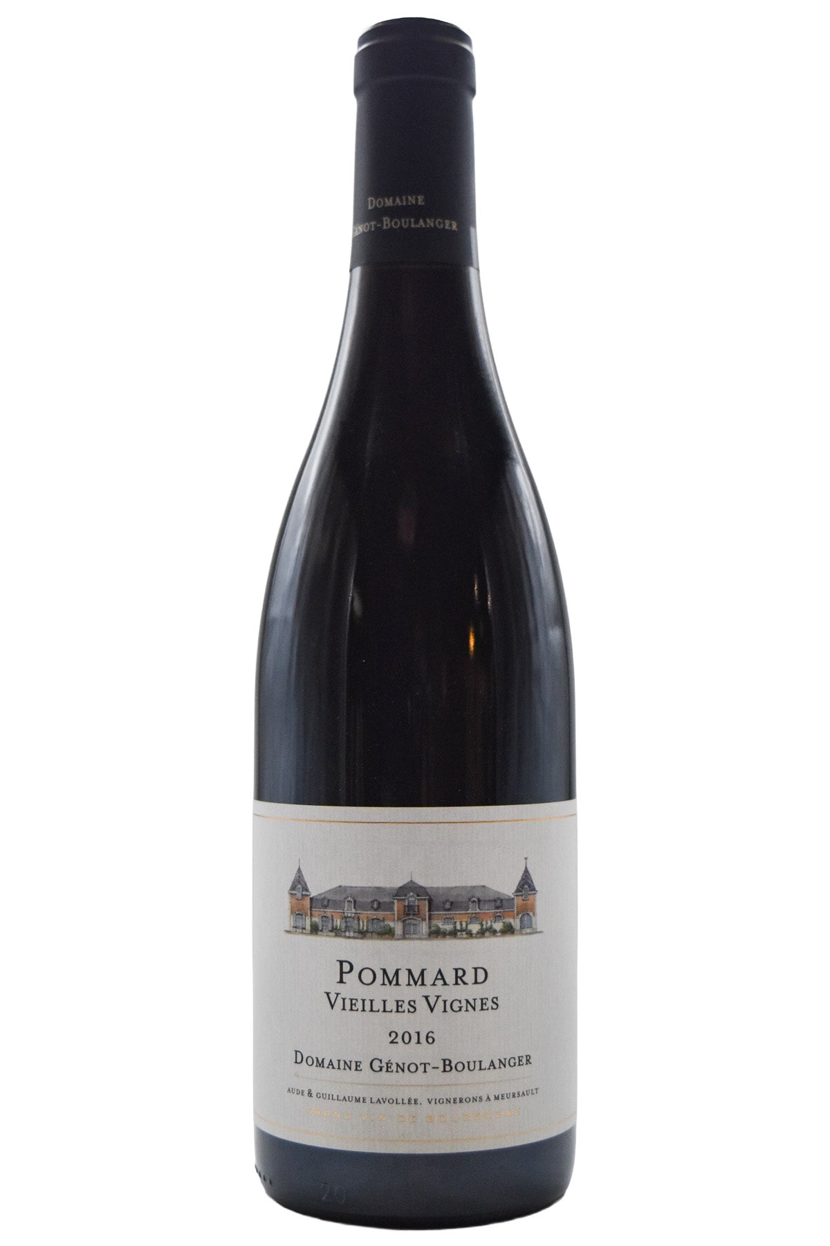 Bottle of Domaine Genot-Boulanger Pommard Vieilles Vignes 2016-Red Wine-Flatiron SF