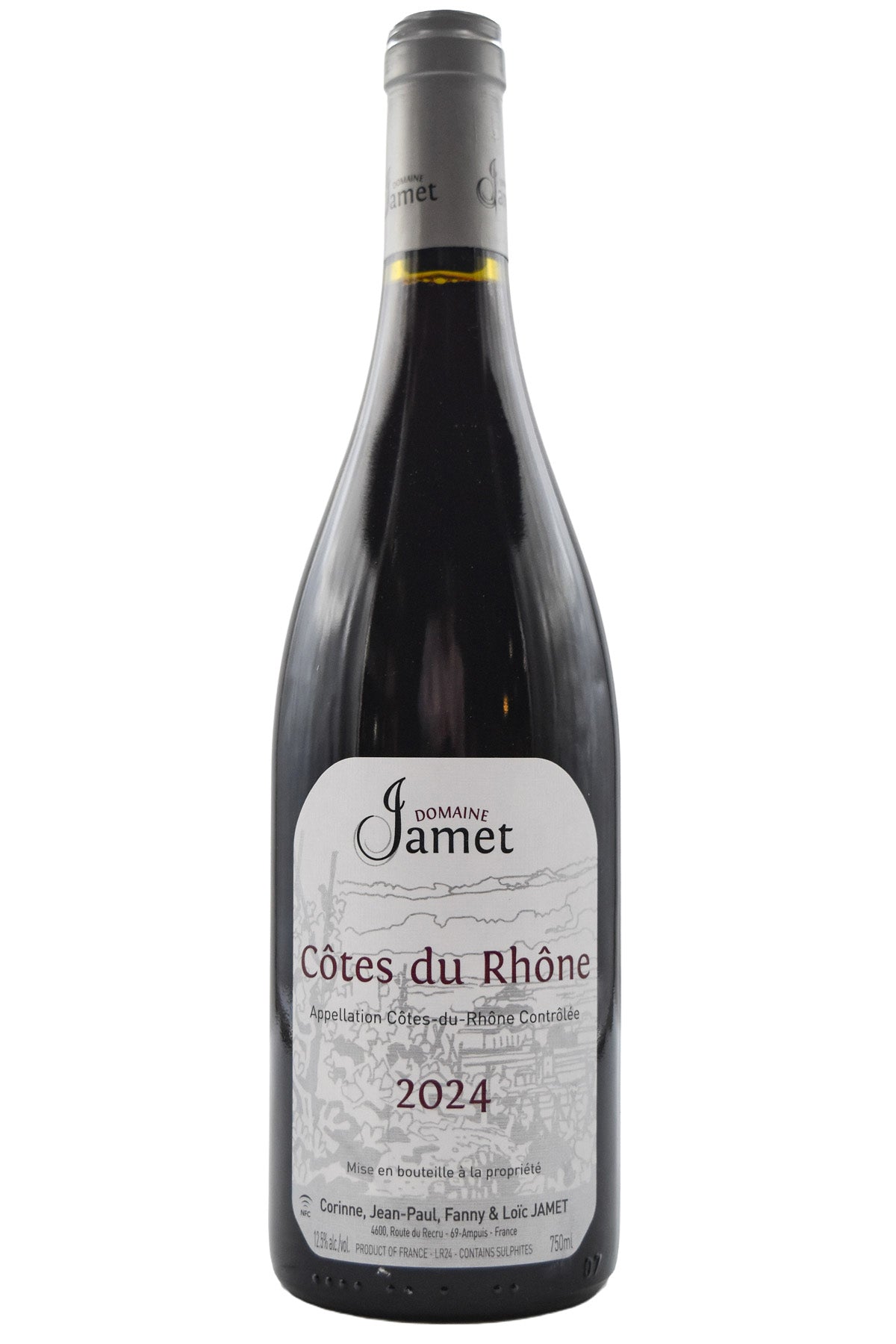 Bottle of Domaine Jamet Cotes du Rhone Rouge 2024-Red Wine-Flatiron SF
