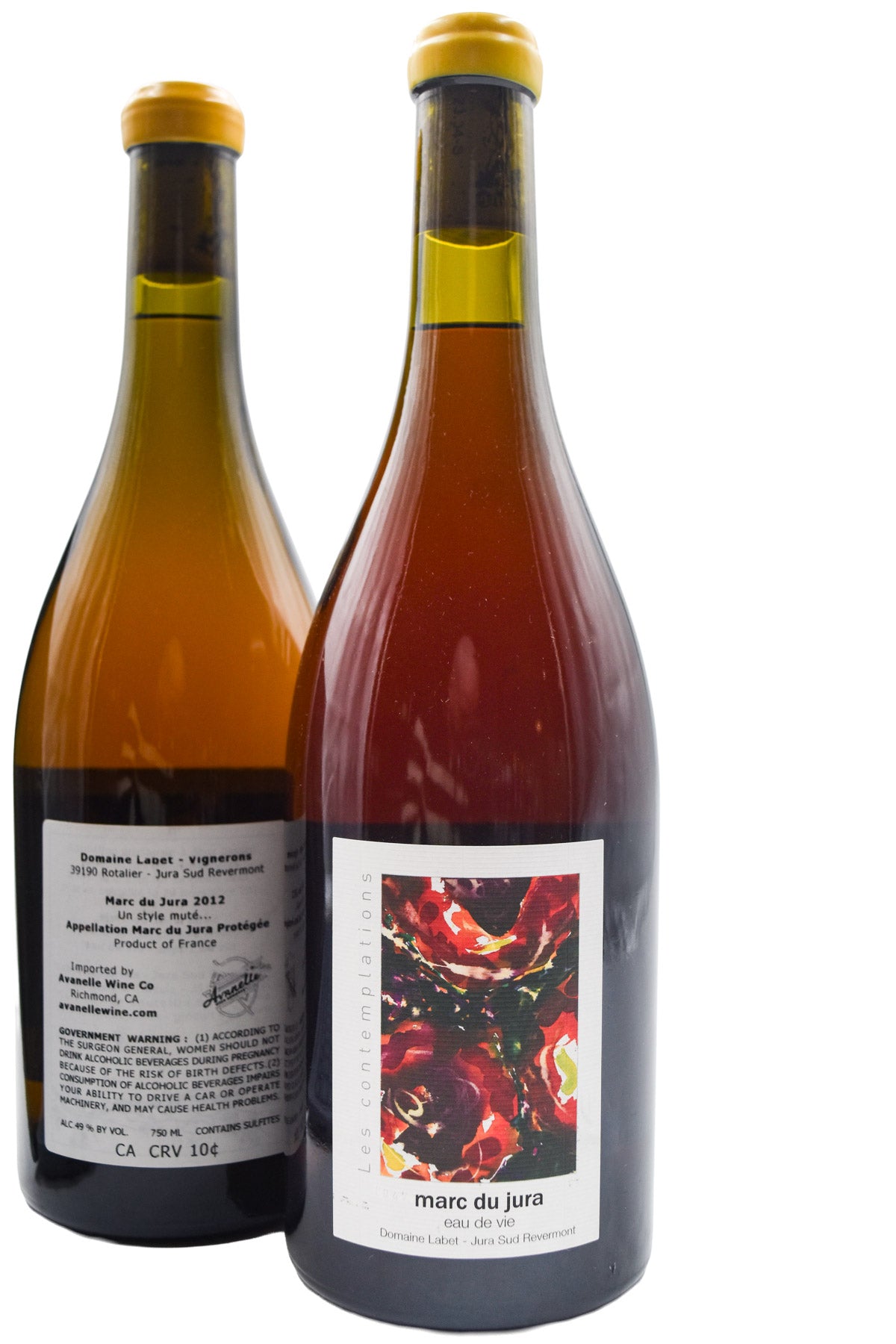Bottle of Domaine Labet Marc du Jura 2012-Spirits-Flatiron SF