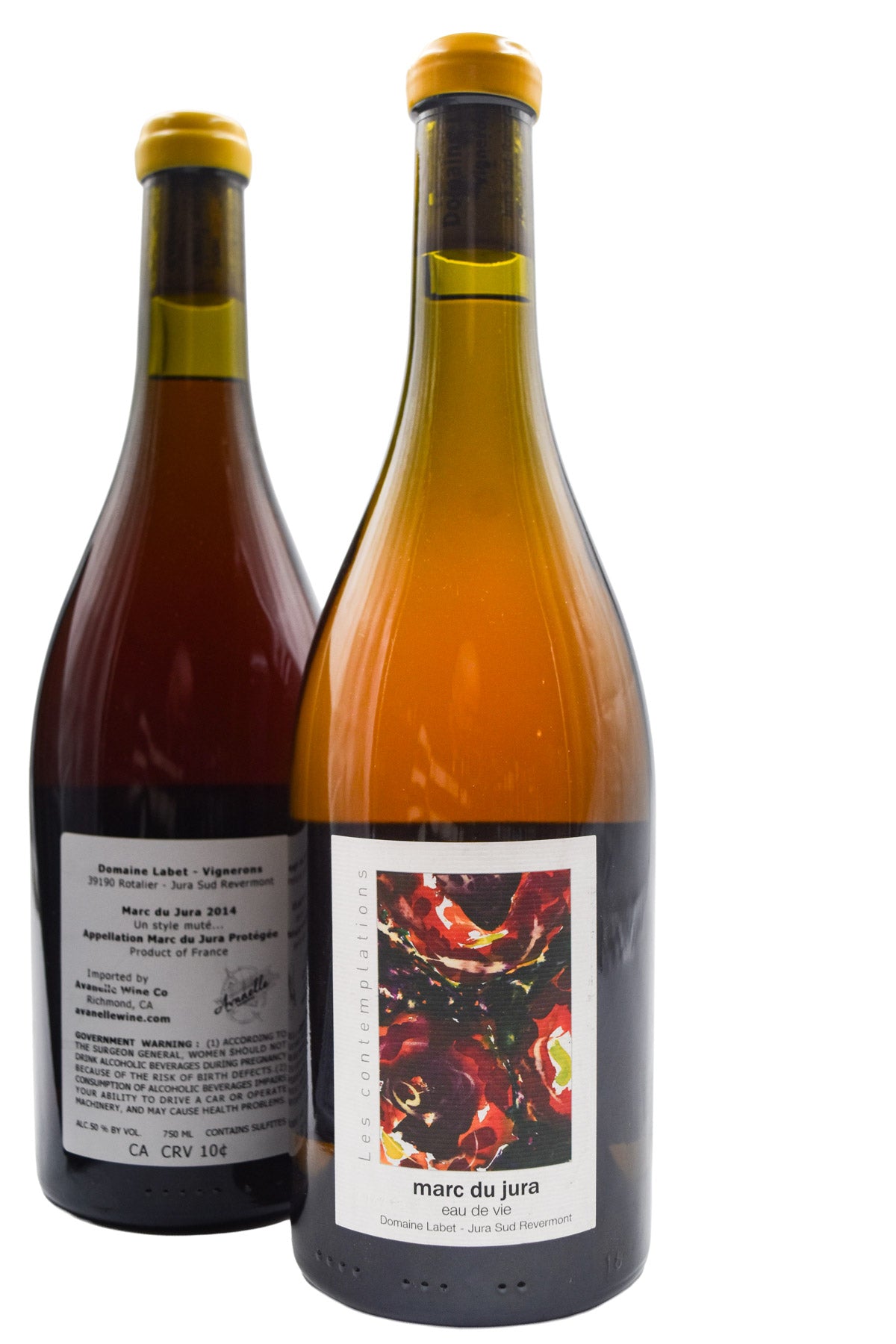 Bottle of Domaine Labet Marc du Jura 2014-Spirits-Flatiron SF