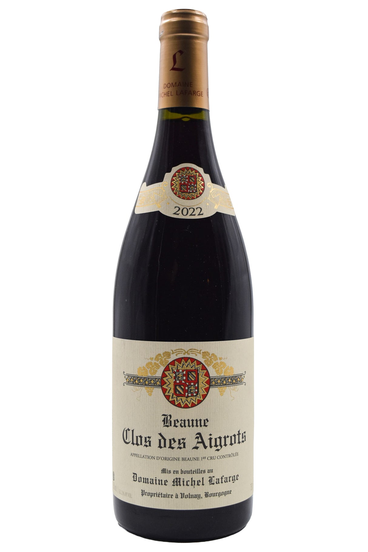 Bottle of Domaine Michel Lafarge Beaune 1er Cru Clos des Aigrots Rouge 2022-Red Wine-Flatiron SF
