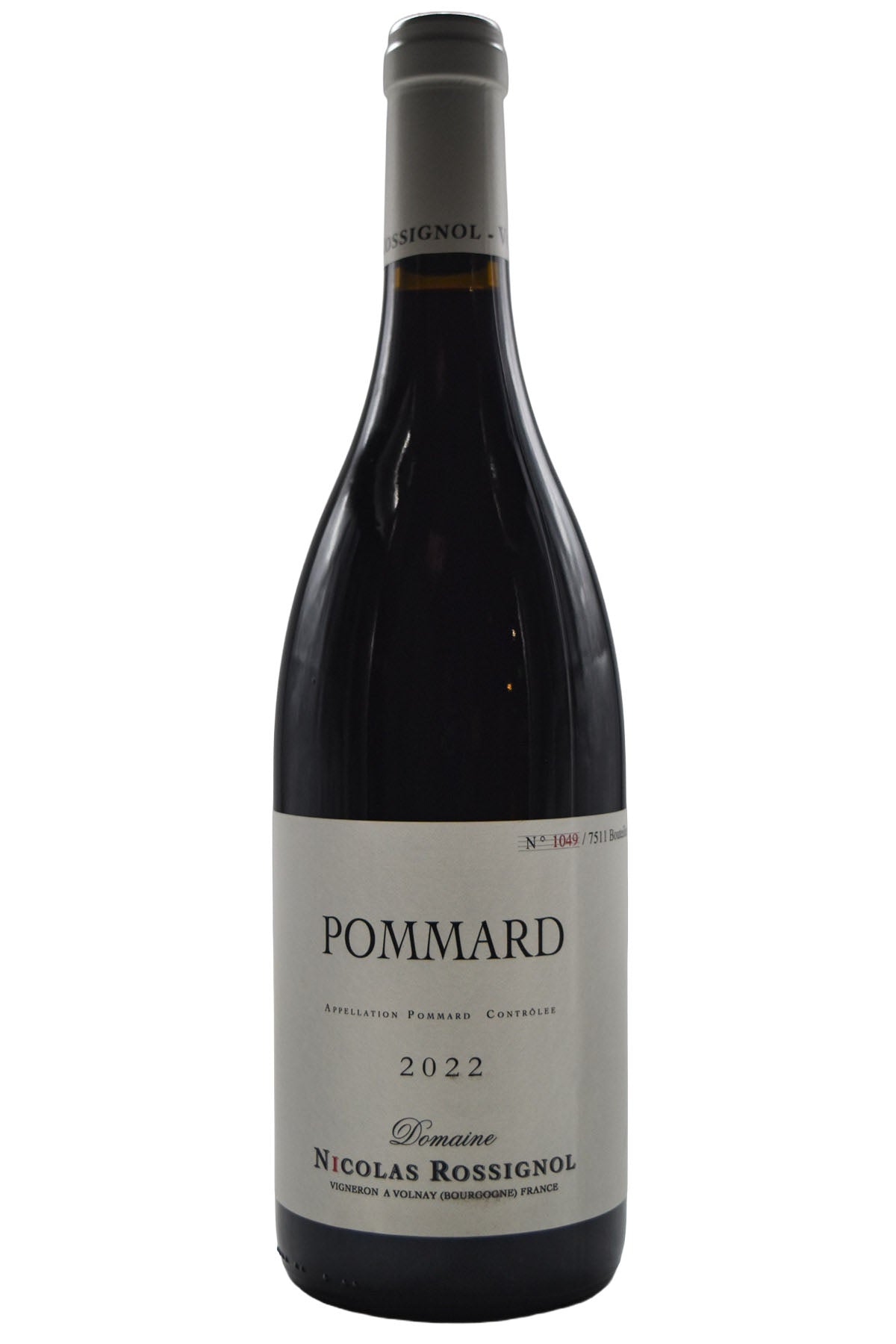 Bottle of Domaine Nicolas Rossignol Pommard 2022-Red Wine-Flatiron SF