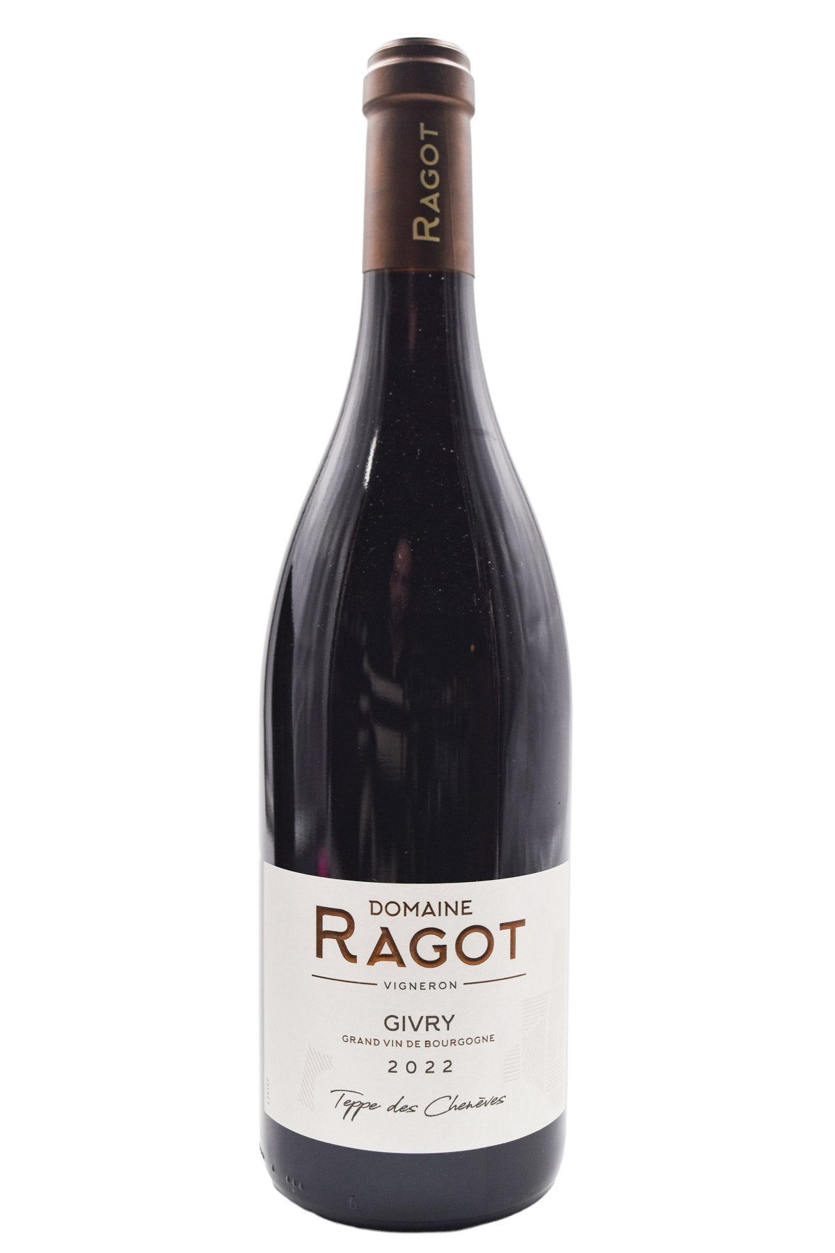 Bottle of Domaine Ragot Givry Rouge Teppe des Cheneves 2022-Red Wine-Flatiron SF