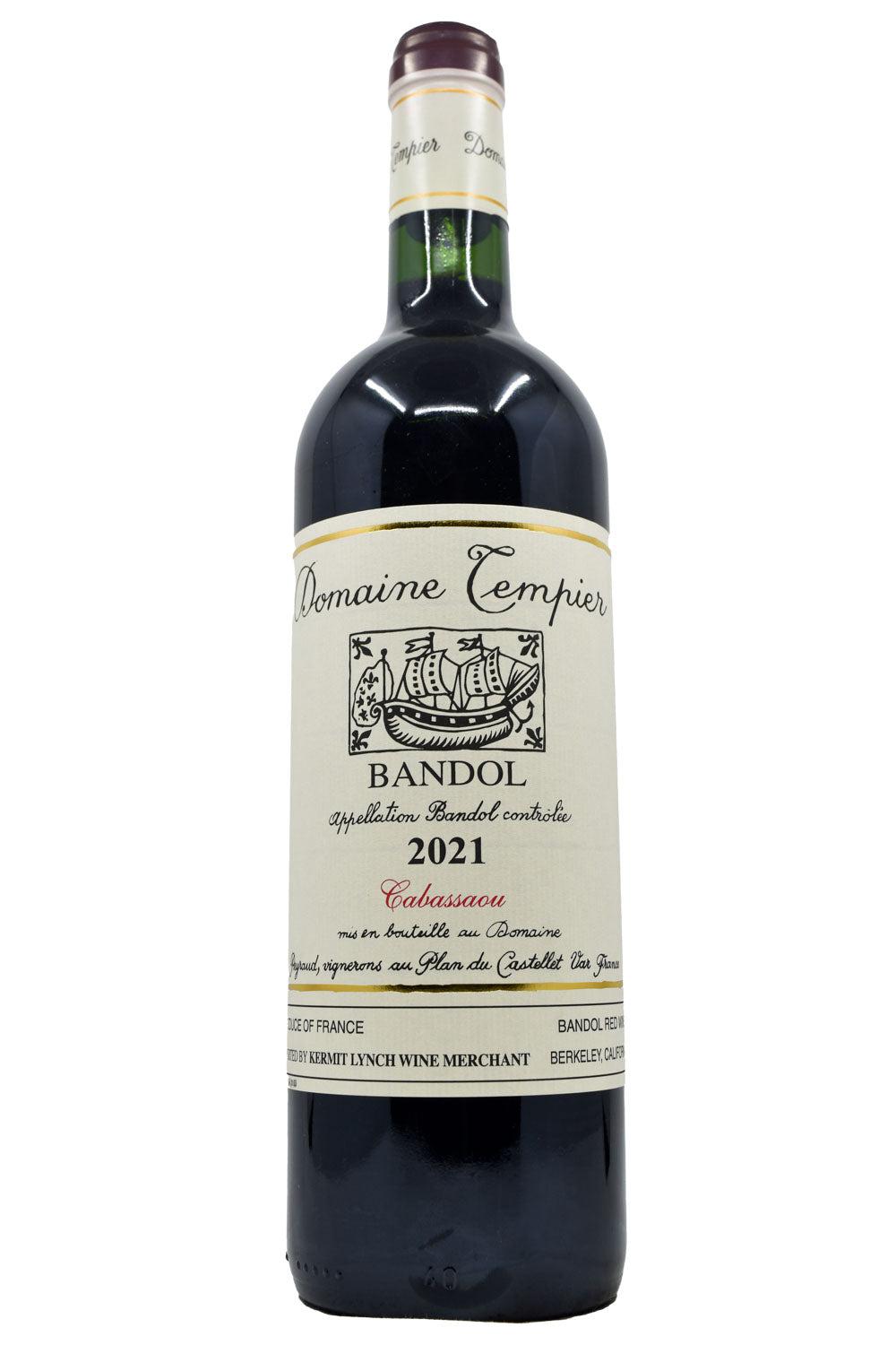 Bottle of Domaine Tempier Bandol Rouge Cabassaou 2021-Red Wine-Flatiron SF