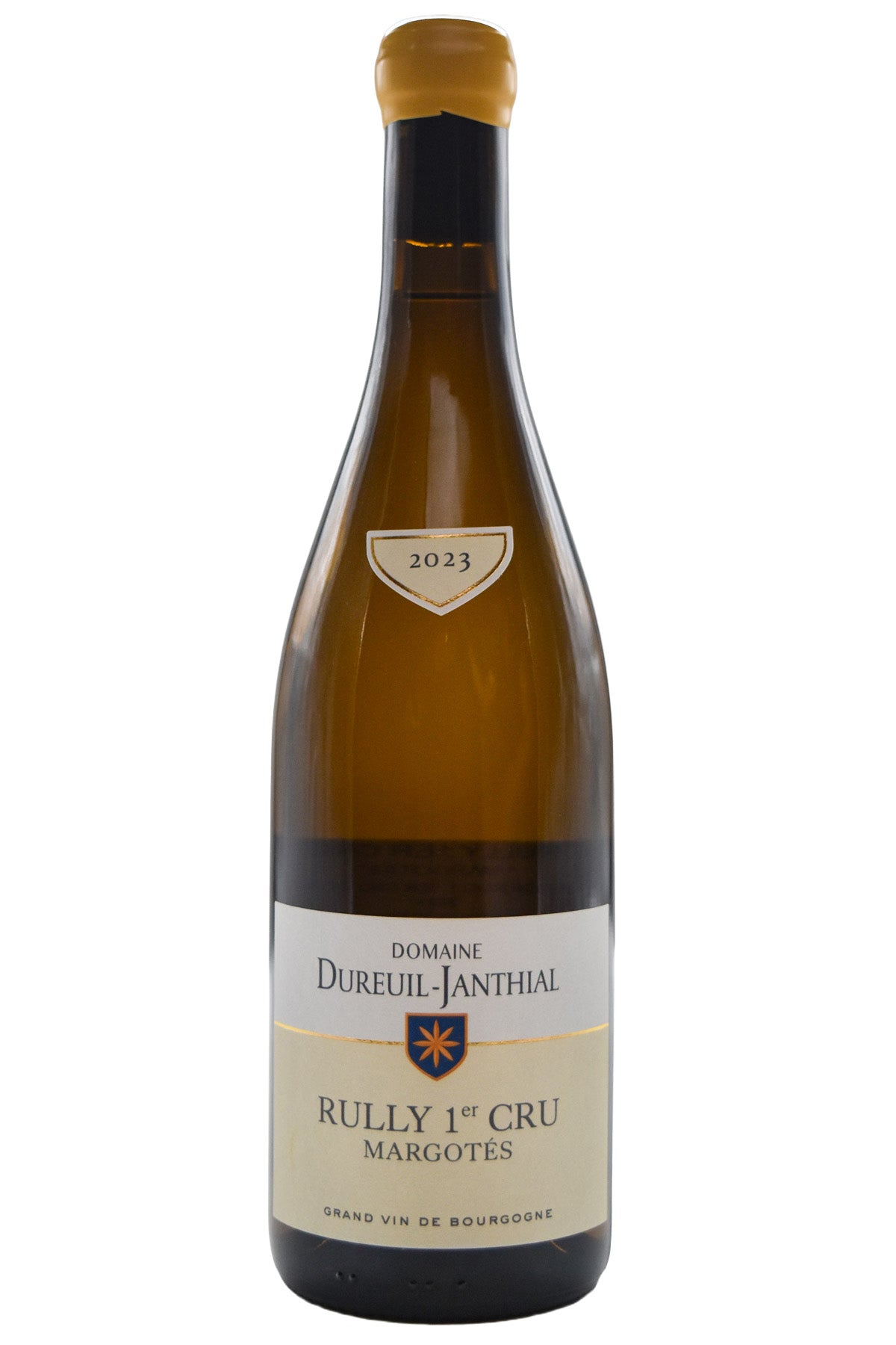 Bottle of Domaine Vincent Dureuil-Janthial Rully Blanc 1er Cru Les Margotes 2023-White Wine-Flatiron SF