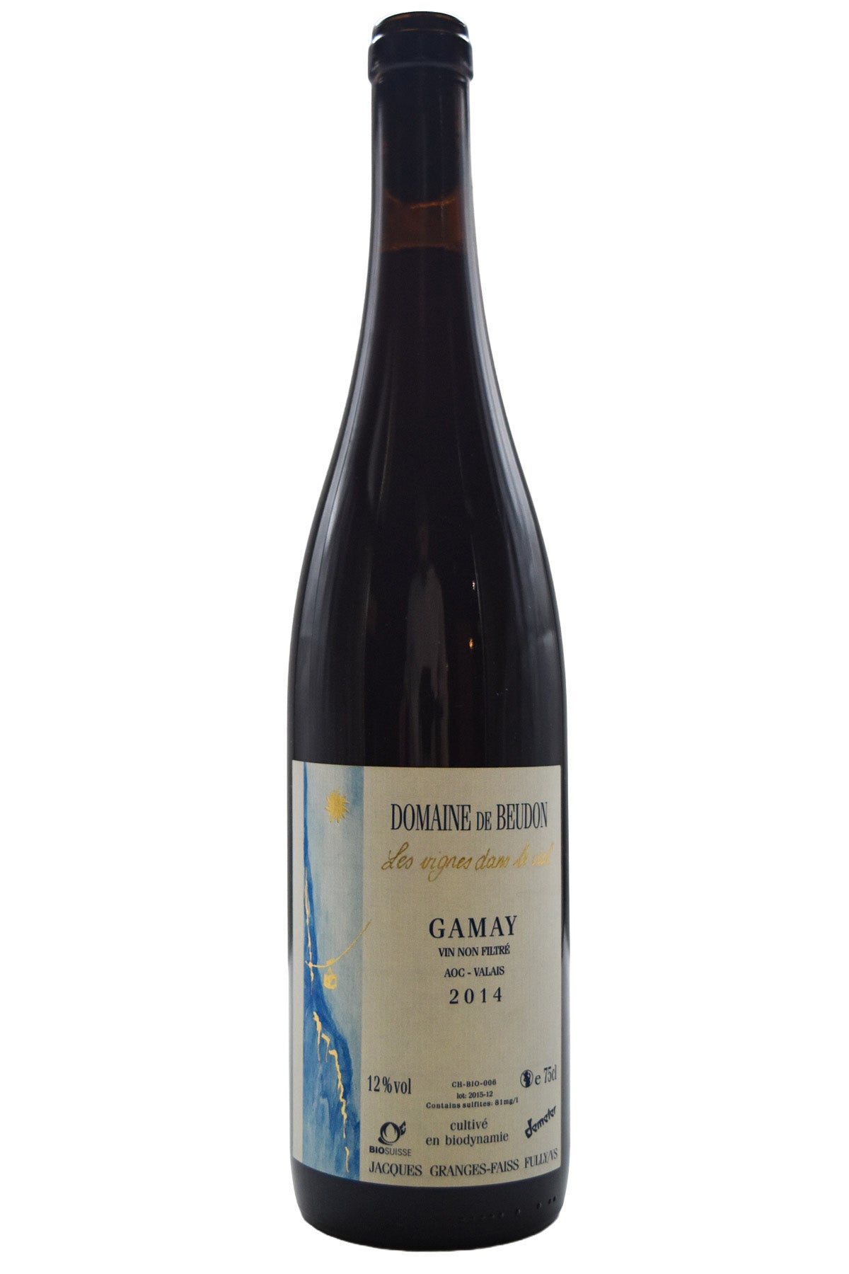 Domaine de Beudon Valais (Switzerland) Gamay 2014