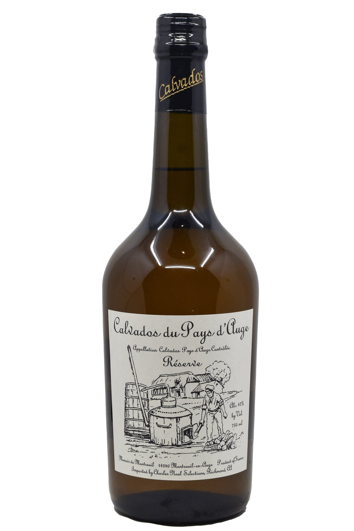 Bottle of Domaine de Montreuil Calvados du Pays d'Auge Reserve-Spirits-Flatiron SF