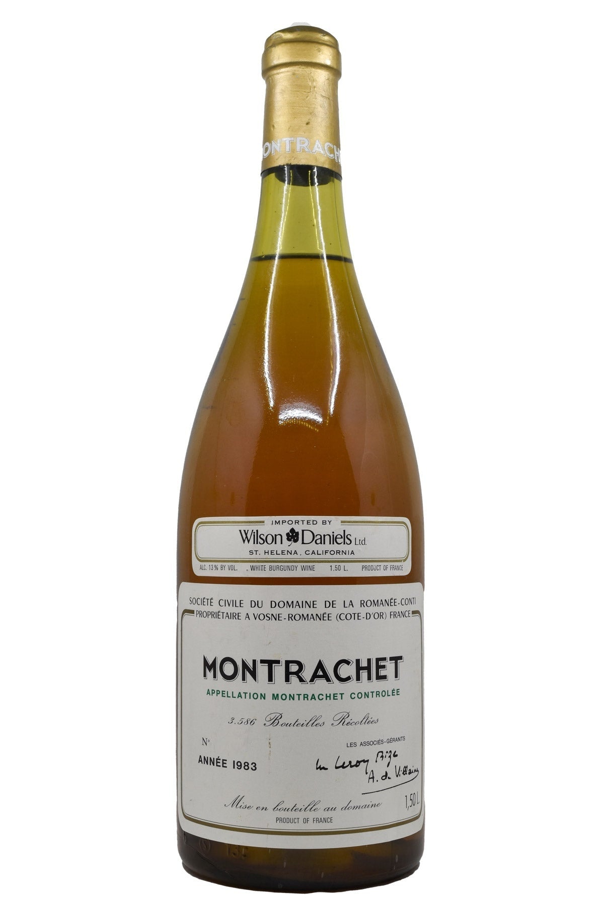 Domaine de la Romanee-Conti (DRC) Montrachet 1983 (1.5L) – Flatiron SF