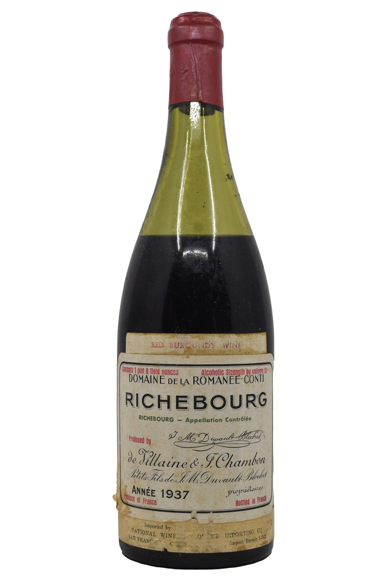 Domaine de la Romanee-Conti (DRC) Richebourg 1937 (3 Inch Fill