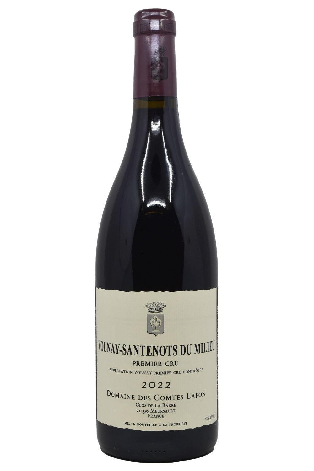 Bottle of Domaine des Comtes Lafon Volnay 1er Cru Les Santenots du Milieu 2022-Red Wine-Flatiron SF