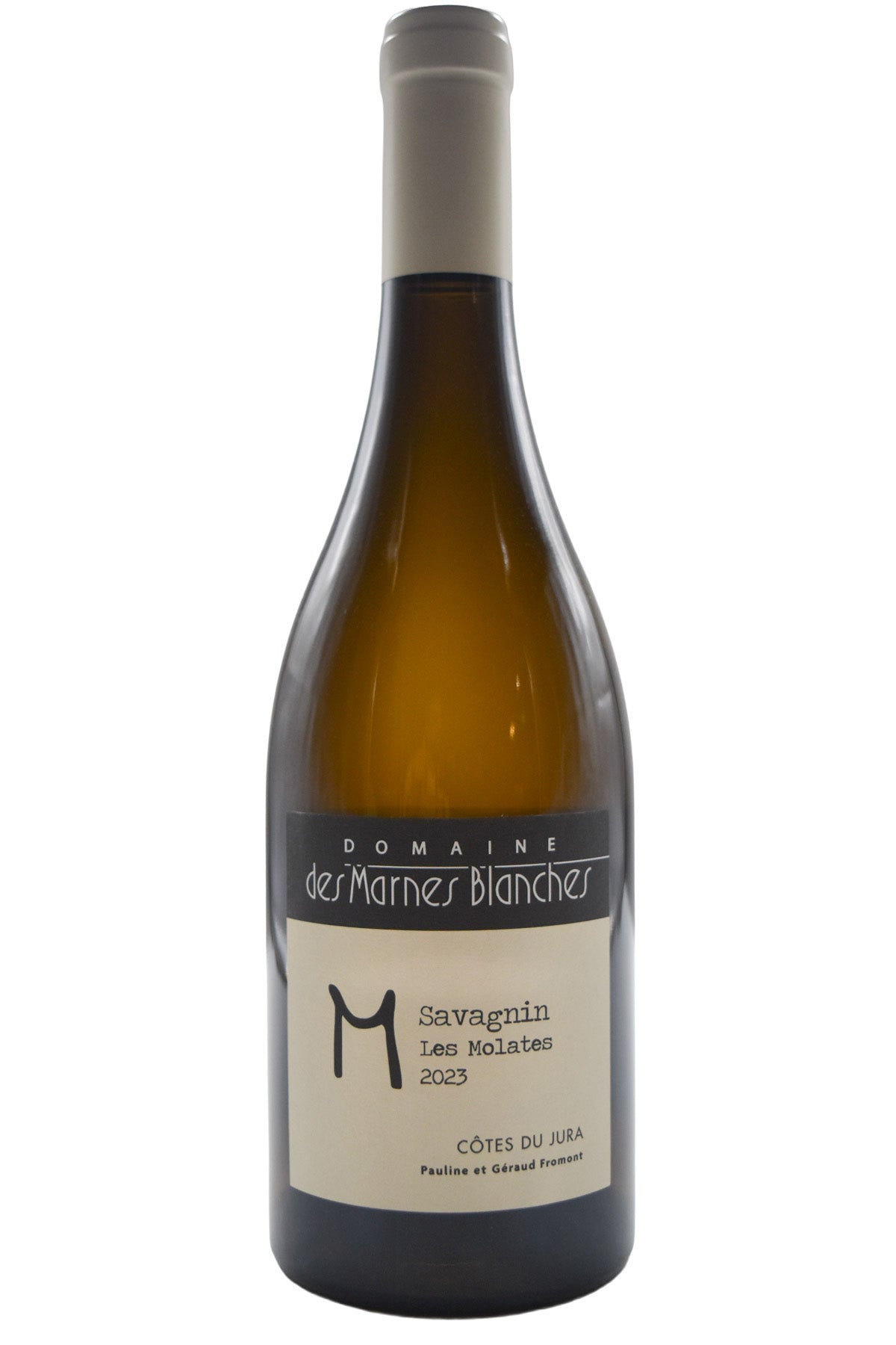 Bottle of Domaine des Marnes Blanches Cotes du Jura Savagnin Les Molates 2023-White Wine-Flatiron SF