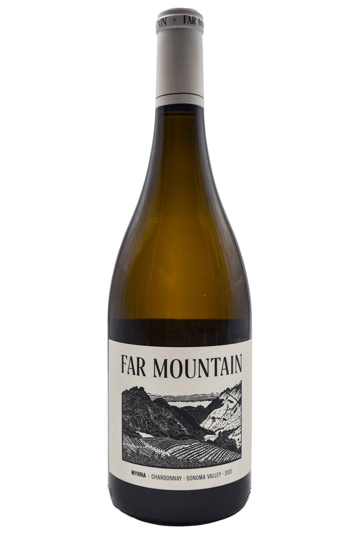 Bottle of Far Mountain Sonoma Valley Chardonnay Myrna 2021-White Wine-Flatiron SF