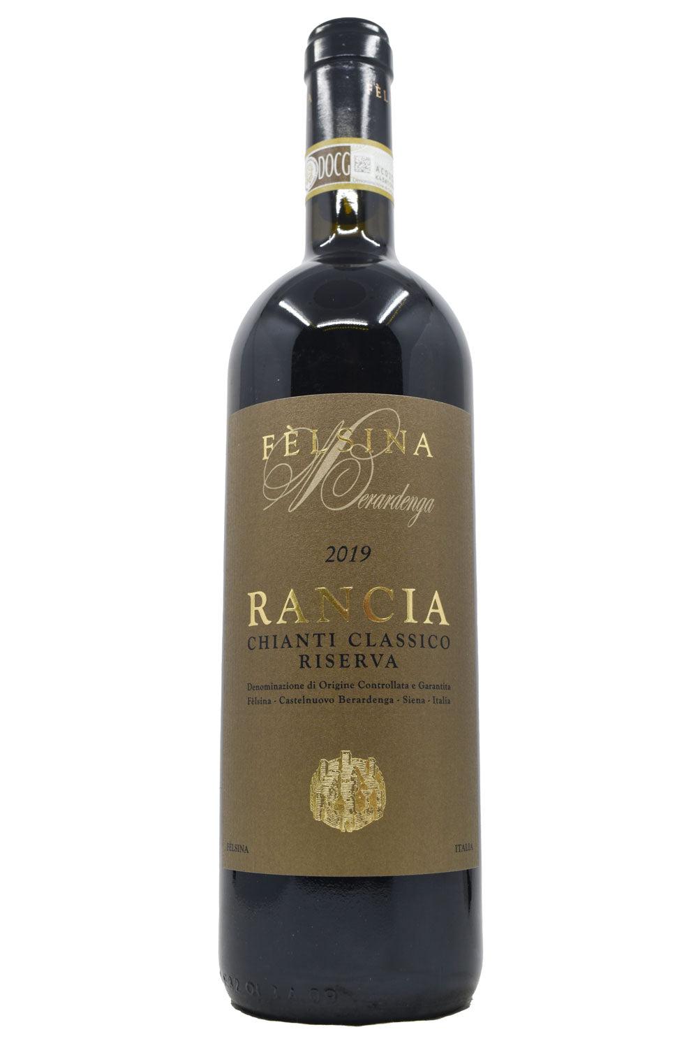 Bottle of Felsina Chianti Classico Riserva Rancia 2019-Red Wine-Flatiron SF