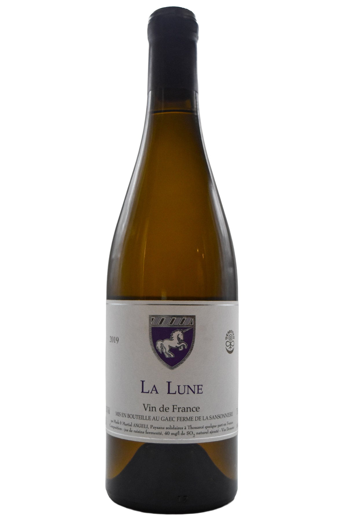 Bottle of Ferme de la Sansonniere (Mark Angeli) VdF Blanc La Lune Amphore 2019-White Wine-Flatiron SF