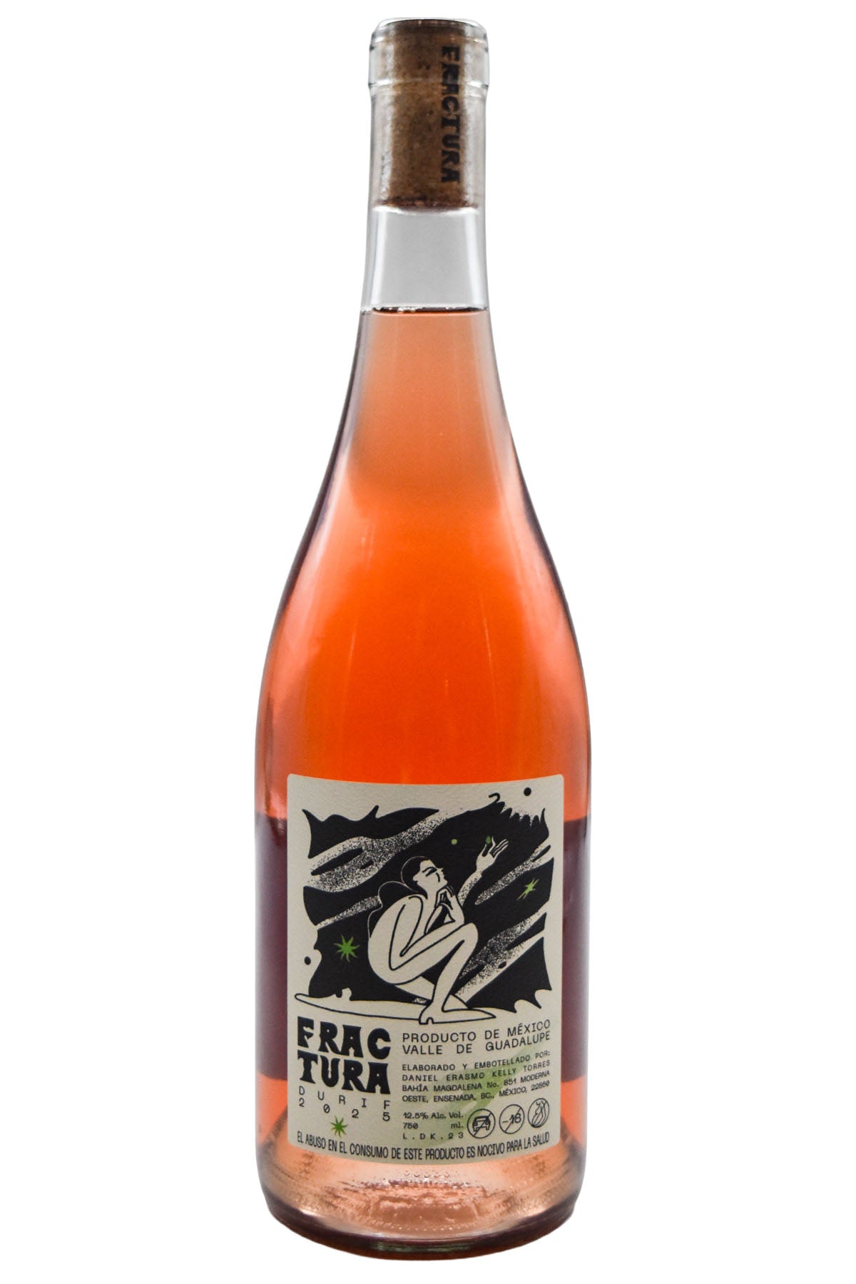 Bottle of Fractura Valle de Guadalupe Durif Rosado 2025-Rosé Wine-Flatiron SF