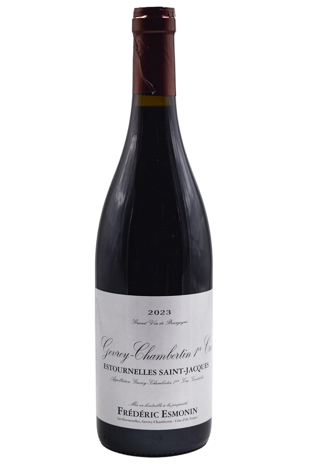 Bottle of Frederic Esmonin Gevrey-Chambertin 1er Cru Estournelles Saint Jacques 2023-Red Wine-Flatiron SF