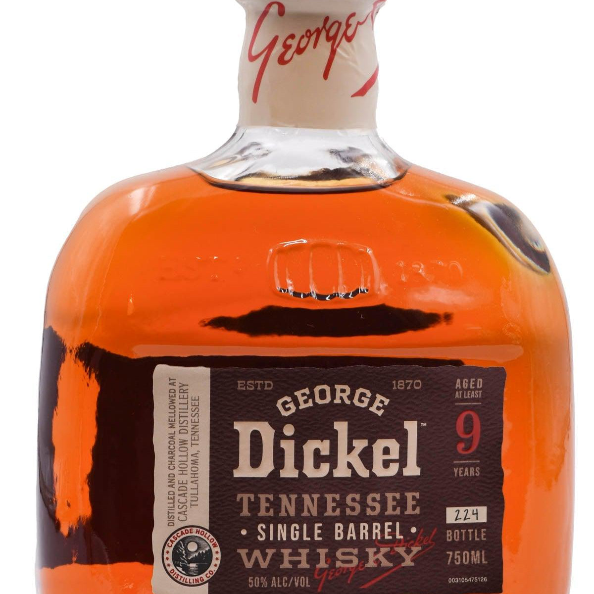 George Dickel 9 Year Old Single Barrel Tennessee Whisky – Flatiron SF
